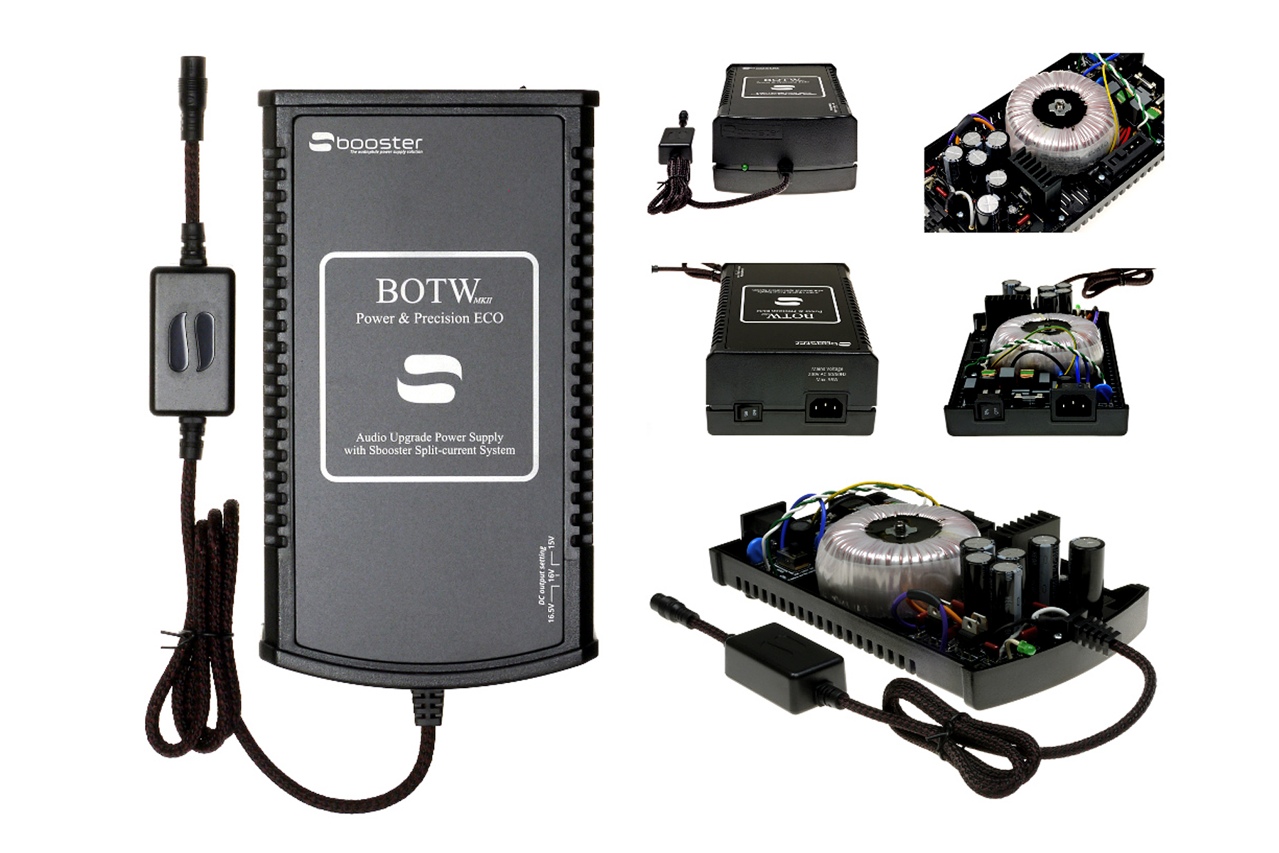 AC/DC Switching Adaptor 100-240V AC to 12V 10A DC - Audiophonics